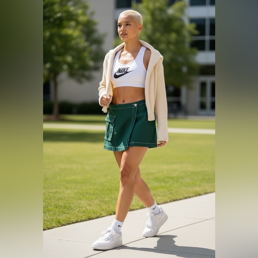 Green Skort sporty